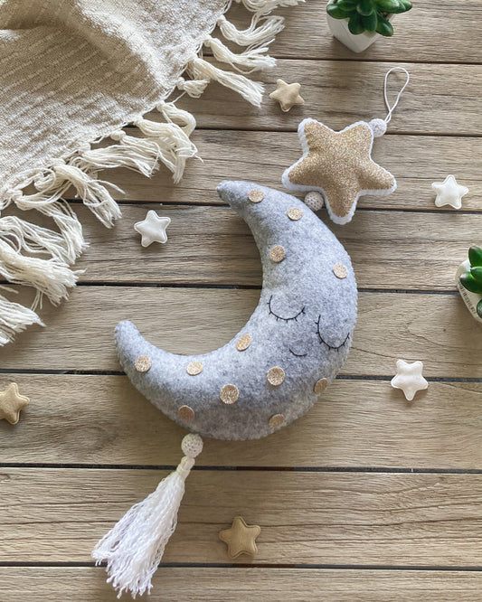 Slapende maan | Goud