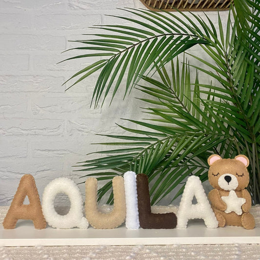 Naambordje Beertje met Ster