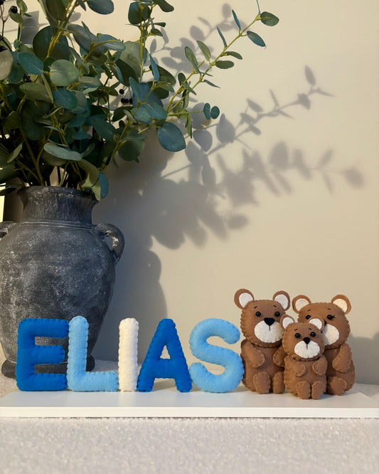 Naambordje Berenfamilie