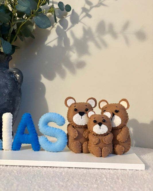 Naambordje Berenfamilie